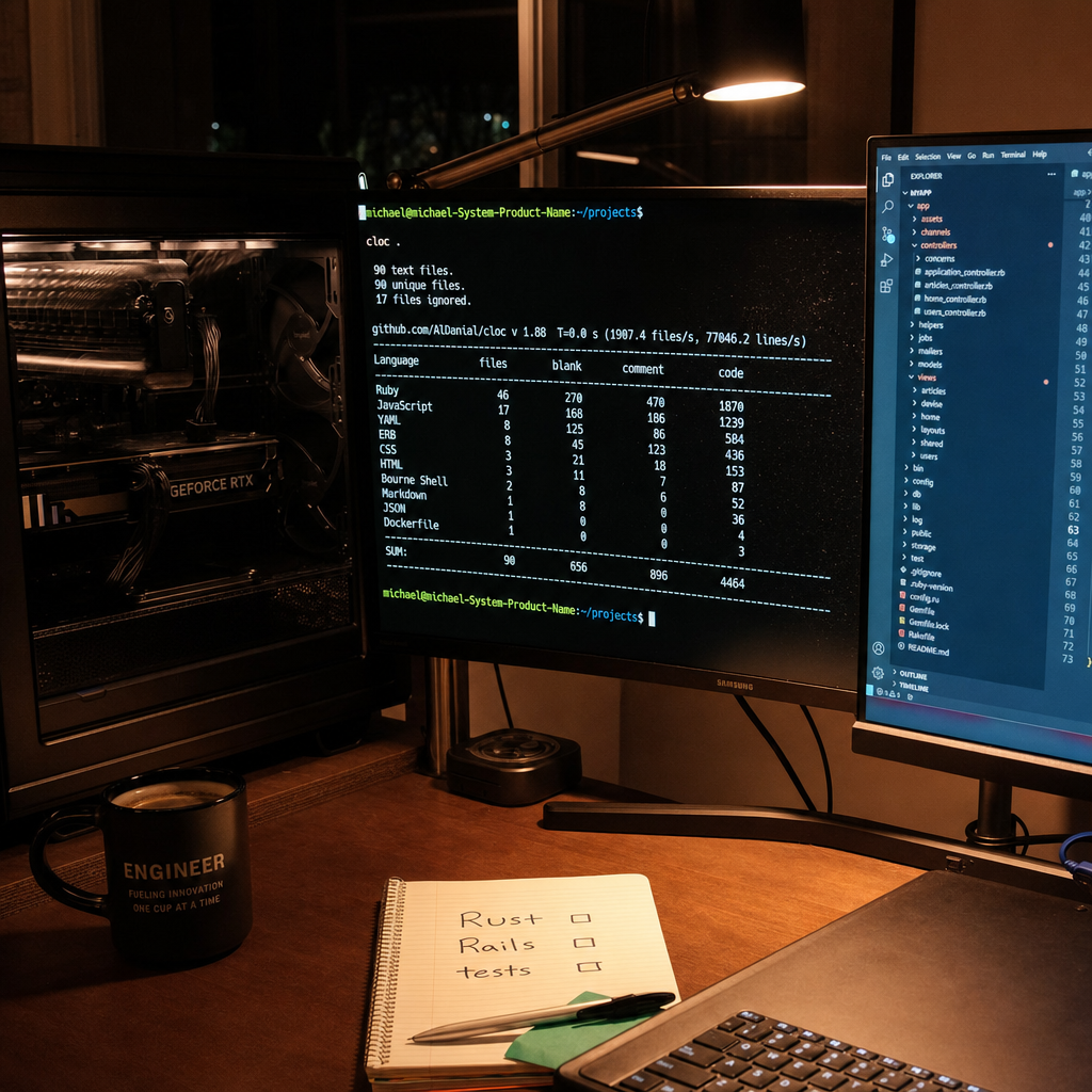 本地 LLM 把 1.5 万行 Rust 转成 Rails:行数少了 77%,迁移还远没成功