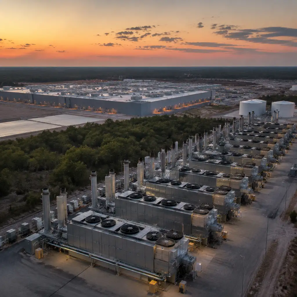 SpaceX新电厂要建1.2吉瓦,但69台无证轮机还得转到2027年7月
