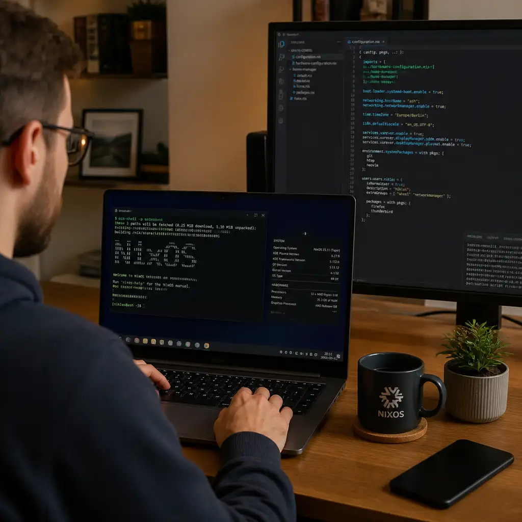 当操作系统不再是“养出来的玄学”:NixOS 为什么在 AI 编码时代突然变得更迷人了