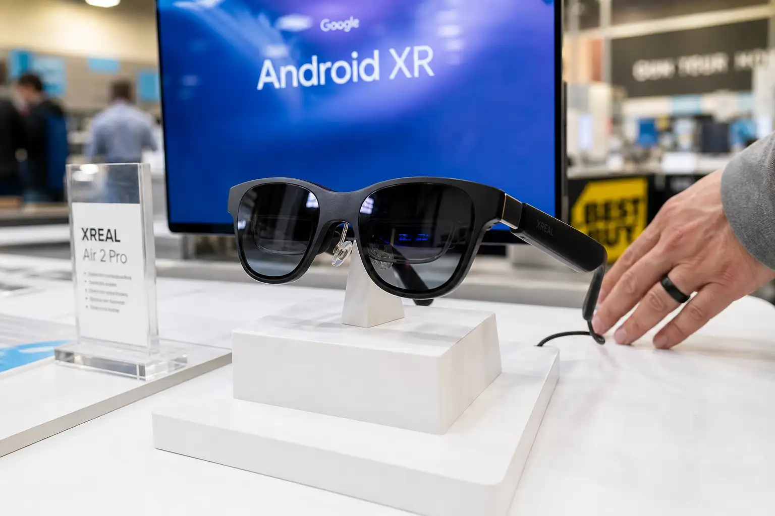 Xreal Aura 开放 99 美元预约,Android XR 终于走到消费市场门口