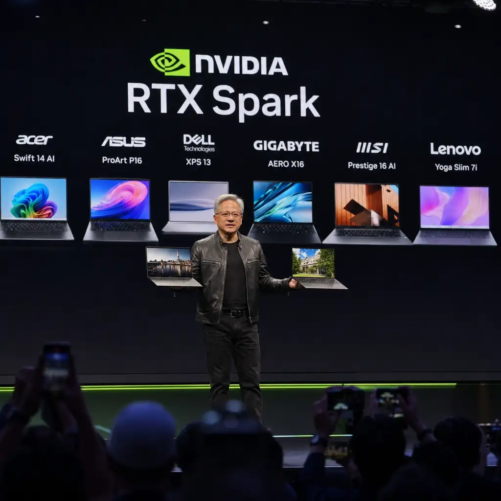 RTX Spark 进了 PC 心脏:英伟达上桌了,但 Windows 阵营还没赢