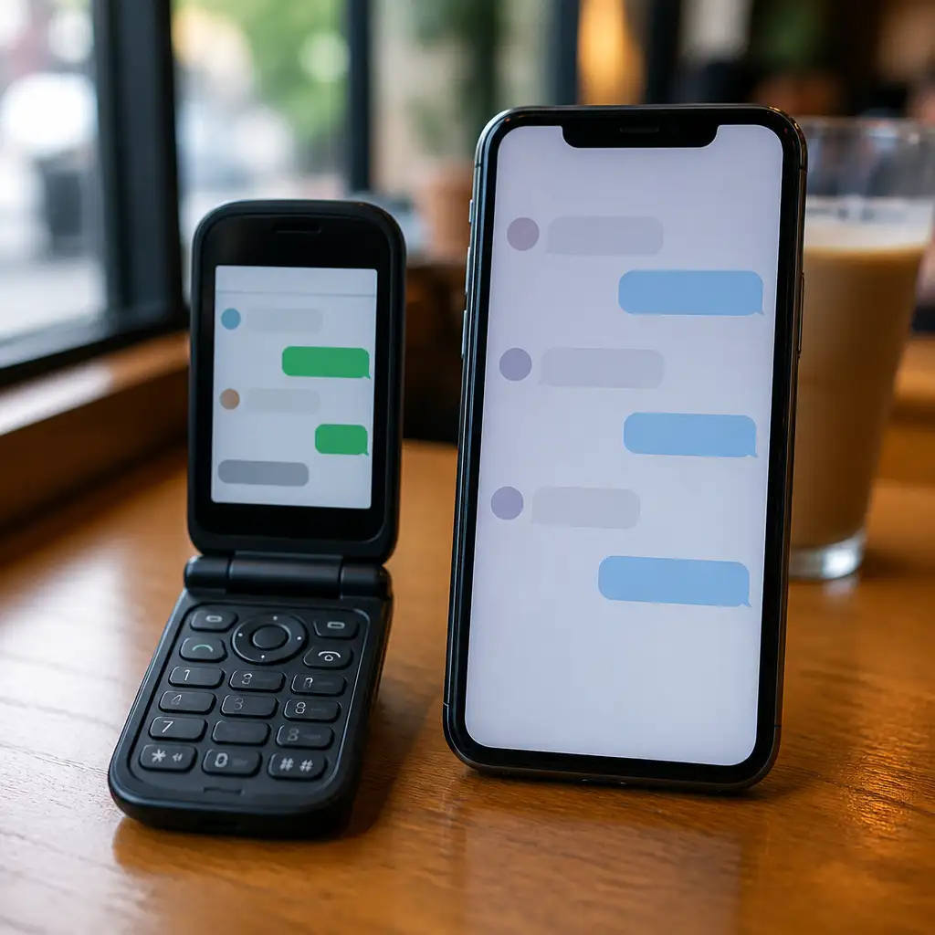 Dumb Co的翻盖机能同步iMessage,官网却只敢承诺四个功能