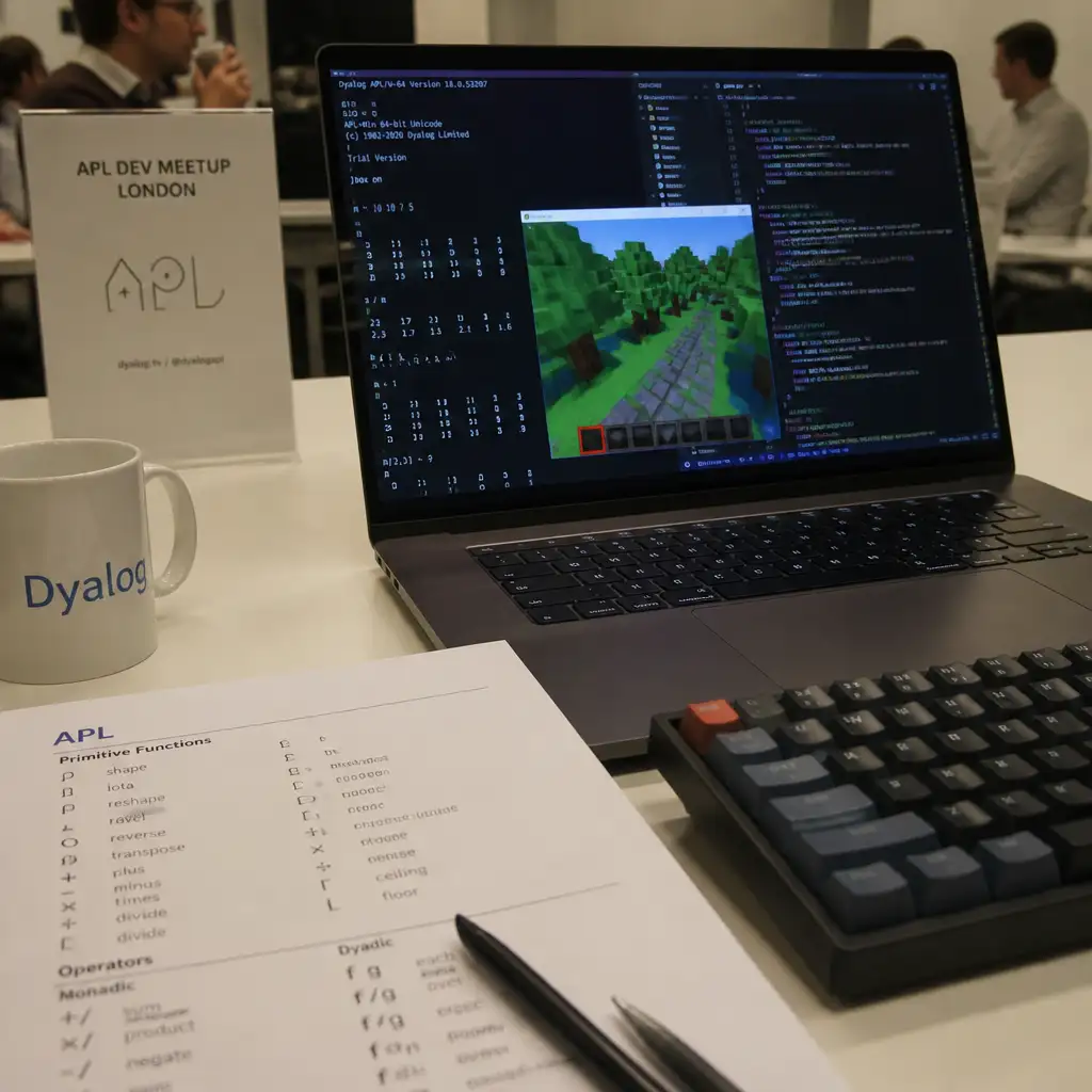 APL 写 3D 体素游戏引擎:avoxelgame 更像技术实验,不是可用引擎