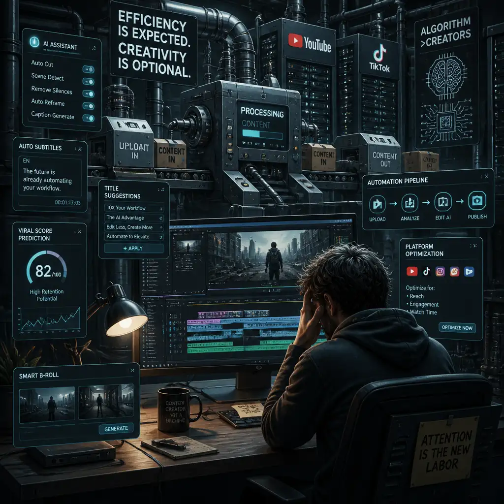 别再给创作者经济画大饼了:这次补上的线索,暴露了 Tooscut 背后更冷的工业真相