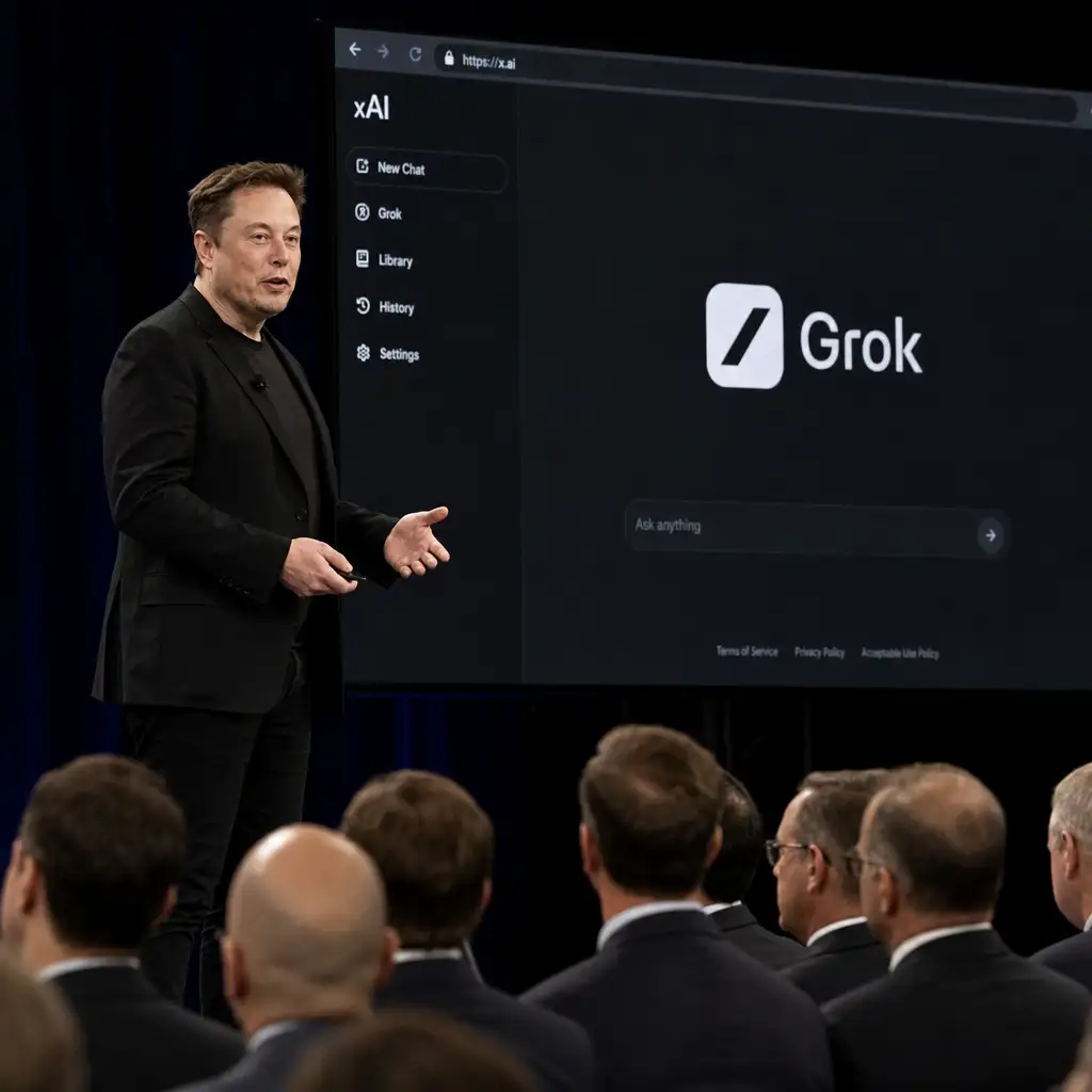 Grok 在美国政府记录里只出现 3 次,xAI 的估值故事缺一张硬牌