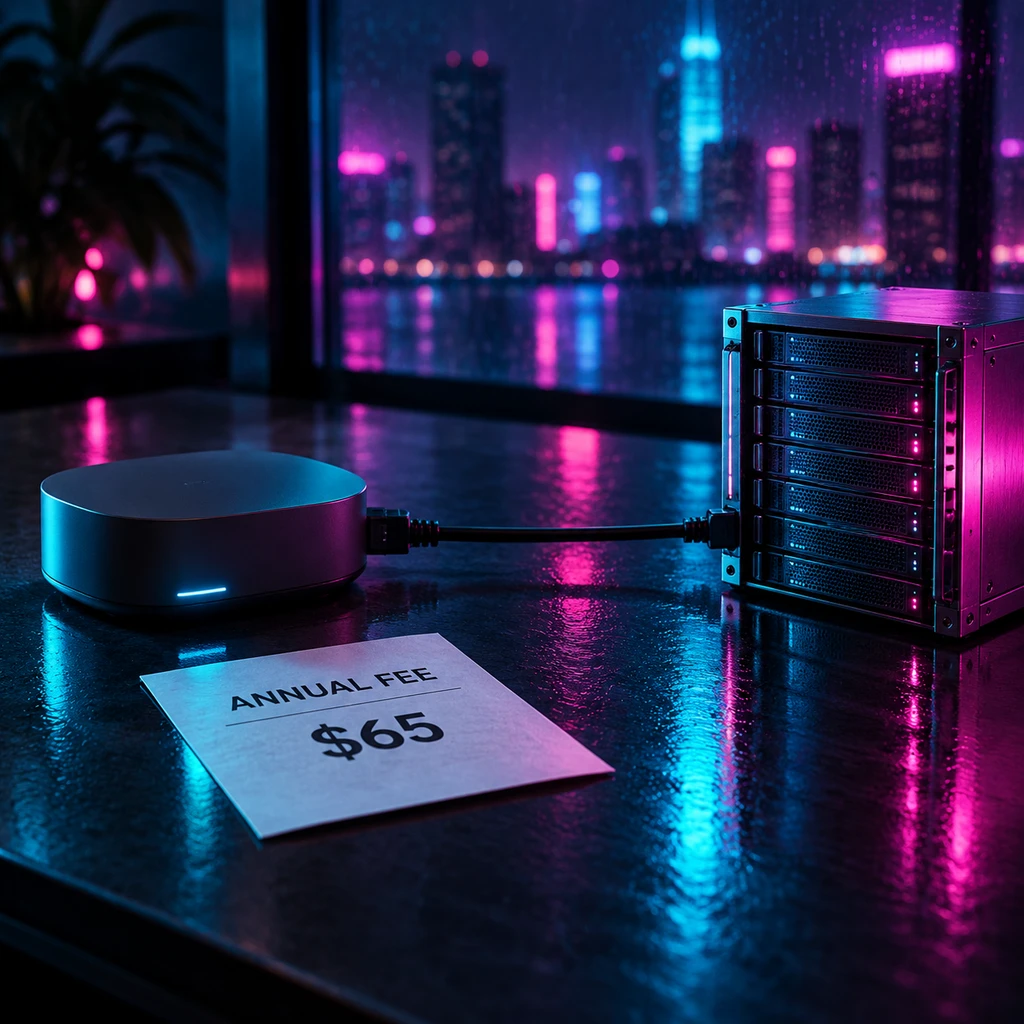 订阅年费换取的远程服务,底层依然依赖公有云算力支持(示意图)