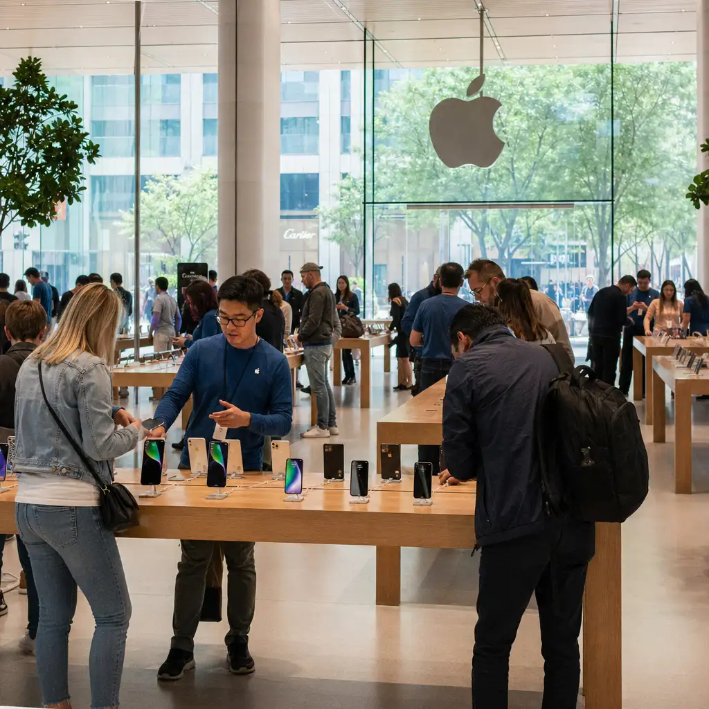 苹果Q2营收1112亿美元:iPhone缺芯还涨22%,库克给Ternus留了一台硬机器