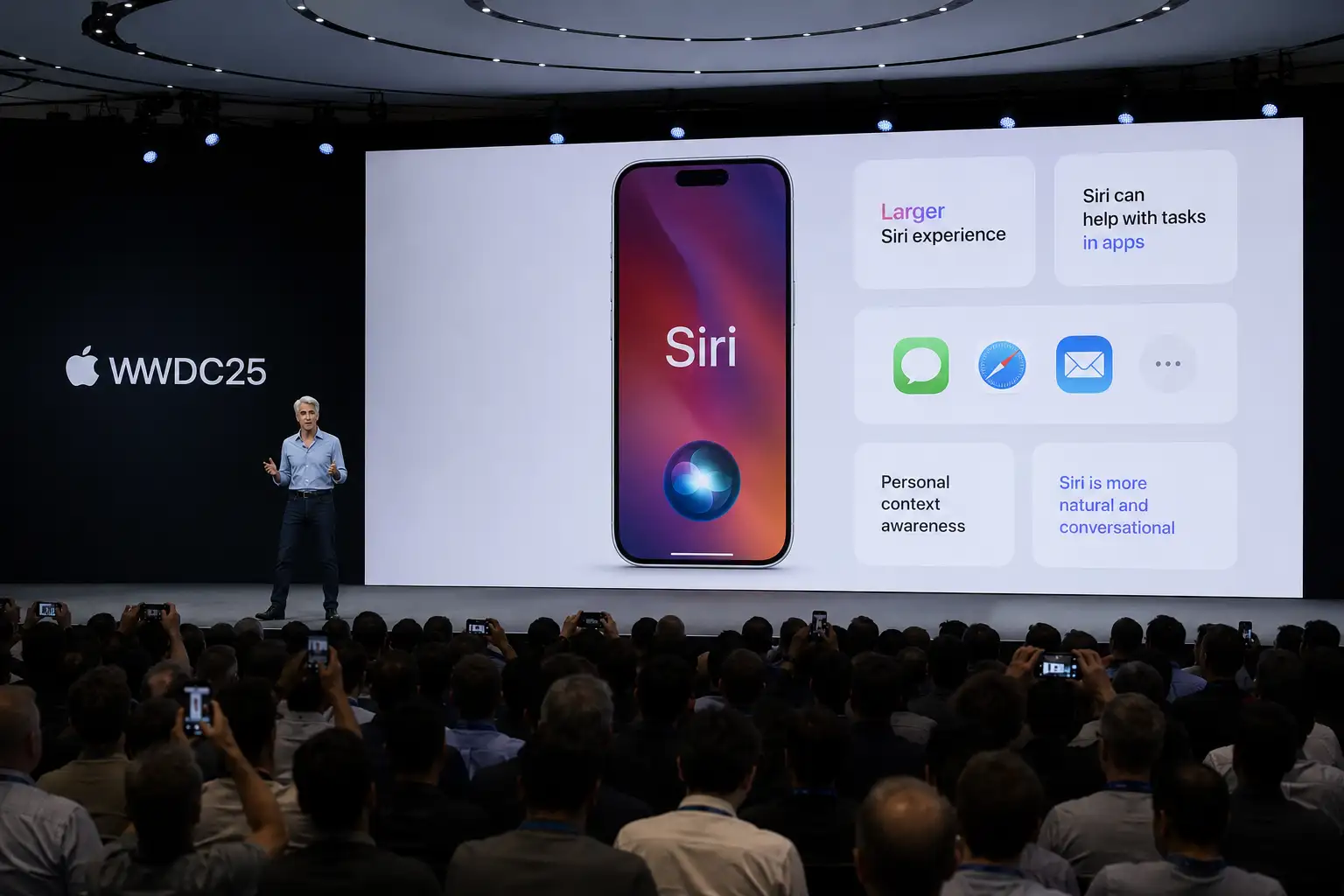 苹果把 Siri 放到后面:这次 WWDC 真正补的是地基