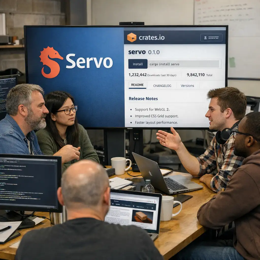 Servo终于上架crates.io:这不是1.0的狂欢,却可能是Rust嵌入式浏览引擎最关键的一步