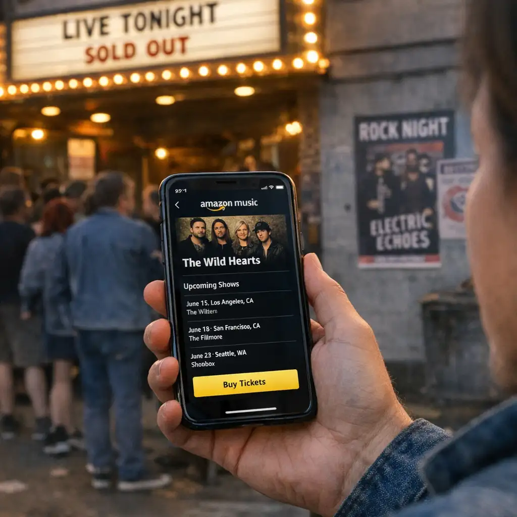 Amazon Music接入Bandsintown演出信息:补上的是标配,盯上的是票务入口