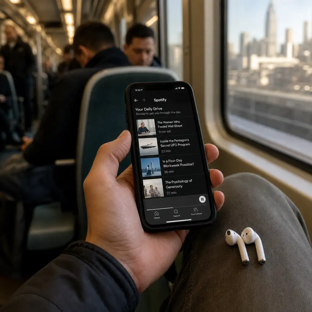 Spotify 把 650 篇杂志长文塞进有声书:它要的不只是听歌时间