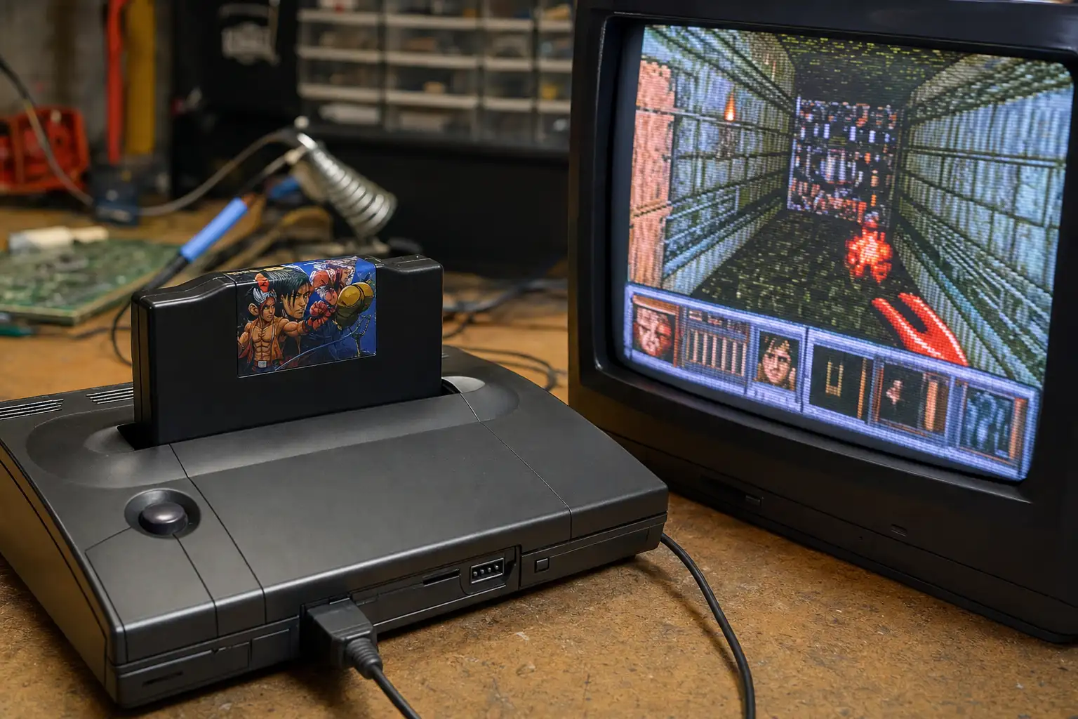 黑客一个月内把「不可能」的Doom跑上Neo Geo,但离能玩还早