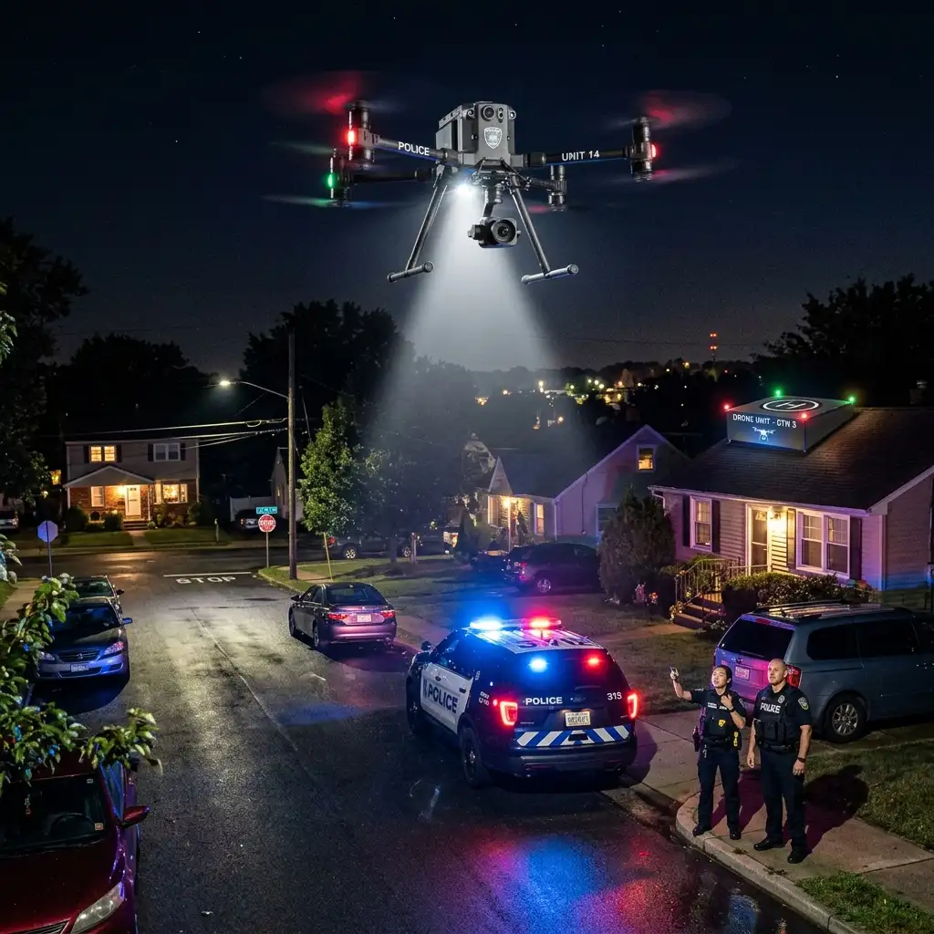 当警用无人机开始追车、送急救药:BRINC 想把“空中警察”变成 911 的新常态