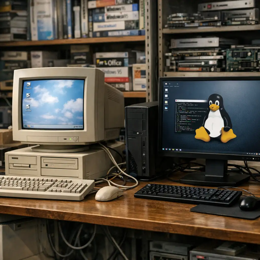只有一个标题,别急着把“Windows 9x Subsystem for Linux”写成新闻