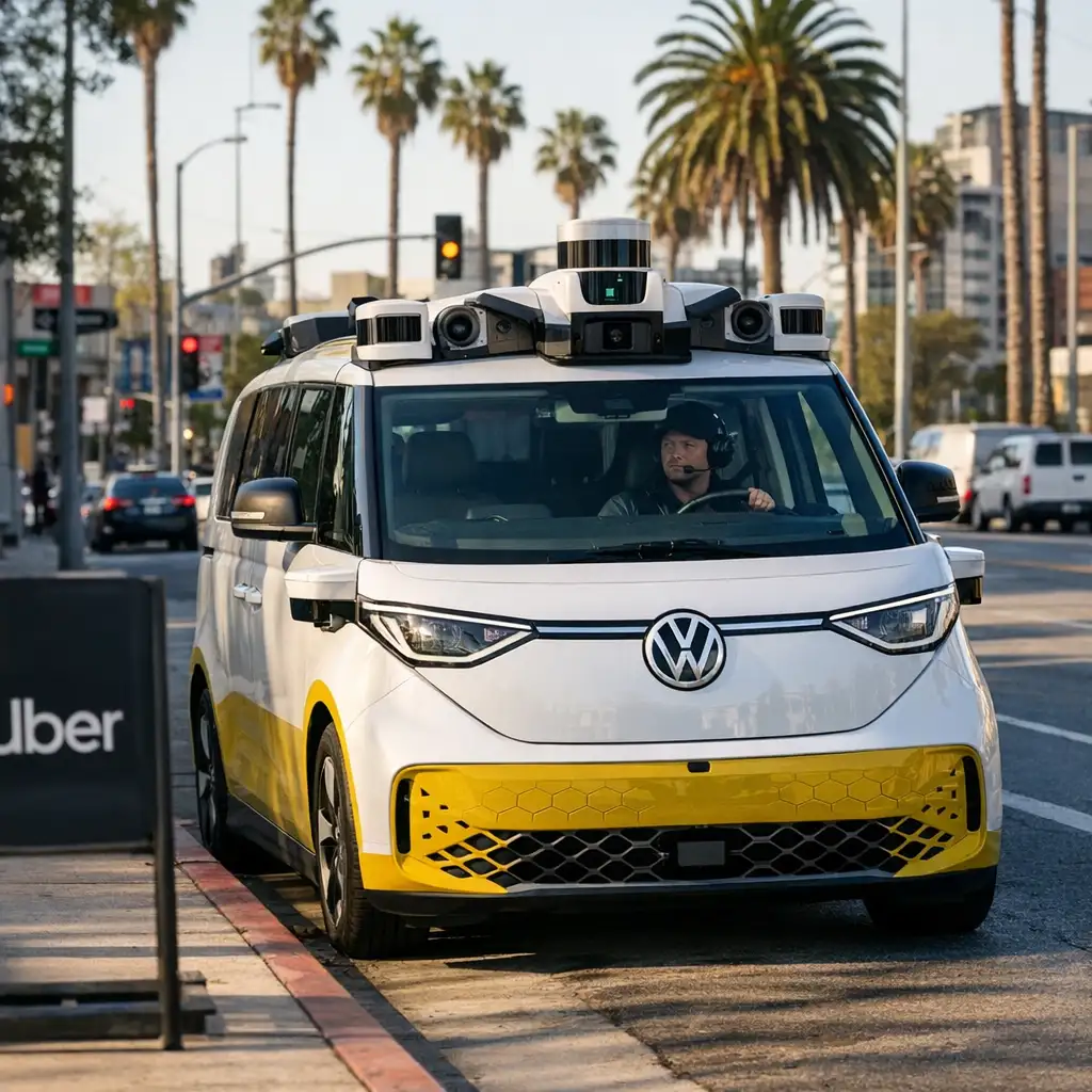 大众在洛杉矶押注自动驾驶小巴，但真正难抢的不是 Uber 订单，而是用户信任