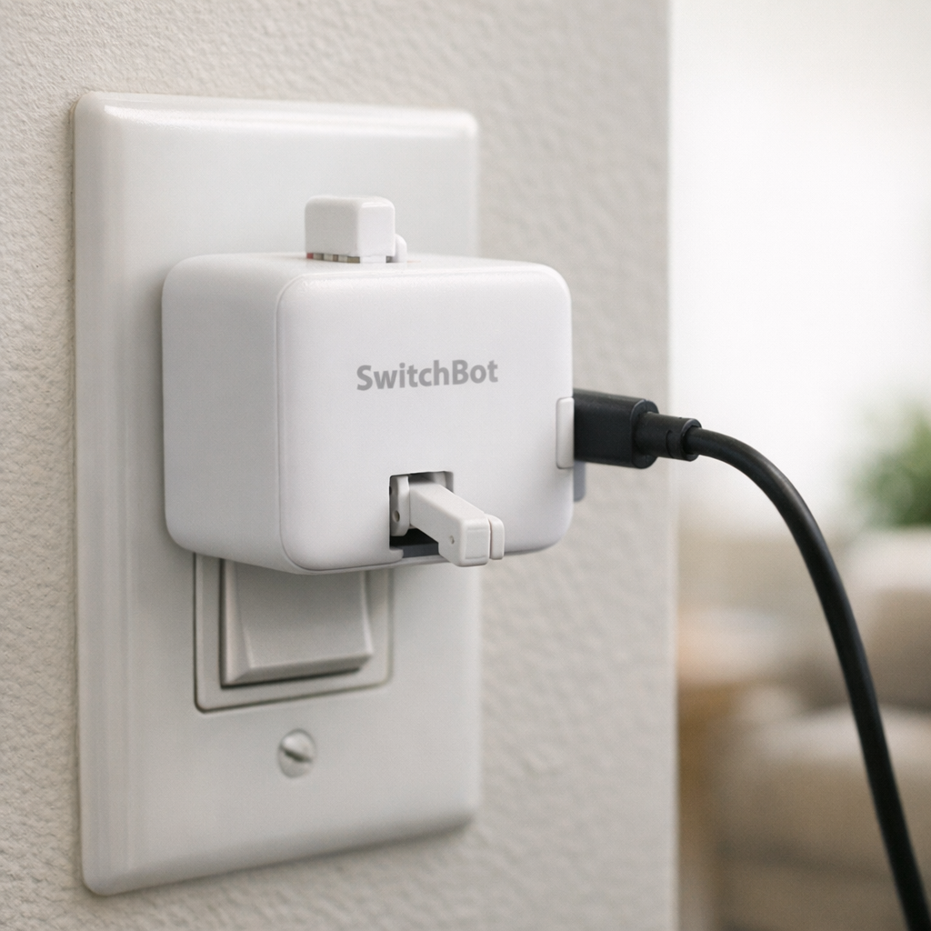SwitchBot 可充电按键机器人降到 26.99 美元：智能家居最现实的入口，还是那根笨手指