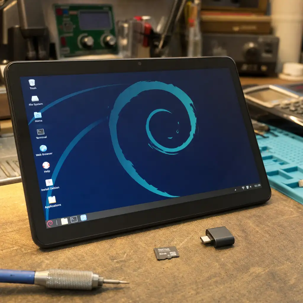 80 美元 Doogee U10 跑 Debian:rk3562deb 好玩,但别当成量产 Linux 平板