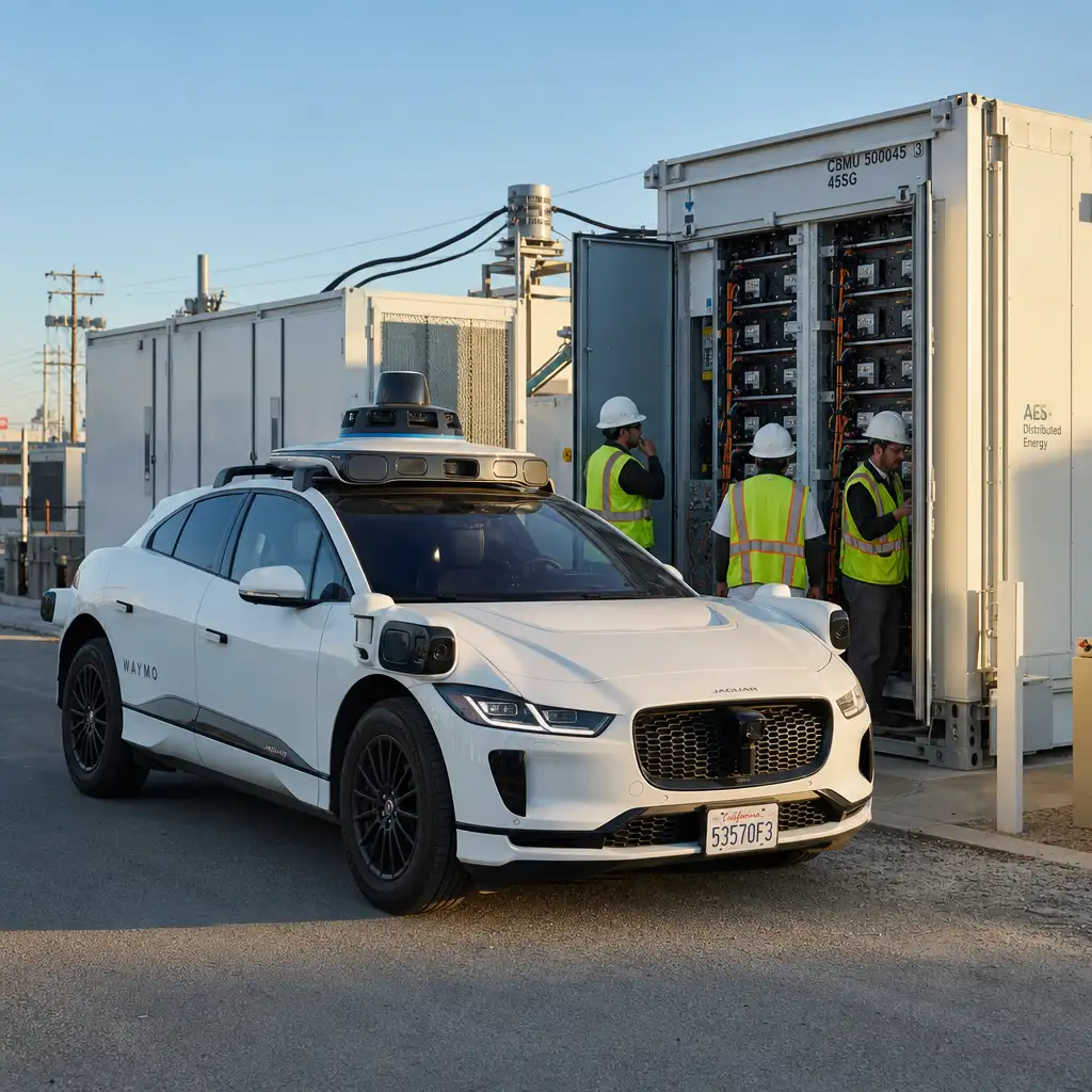 Waymo退役电池进电网:robotaxi跑起来以后,账要算到车下