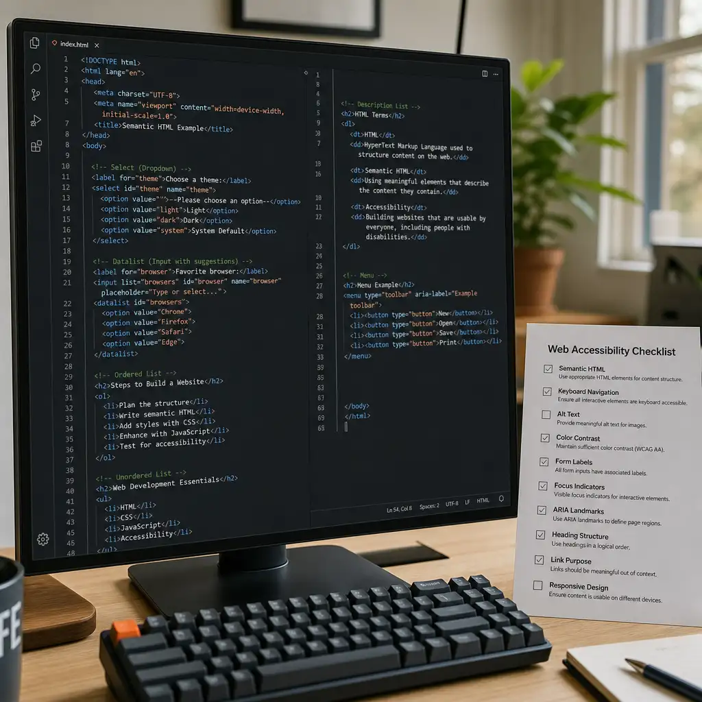 HTML 列表别再只认 ul 和 ol:<dl> 才是很多参数块该有的骨架