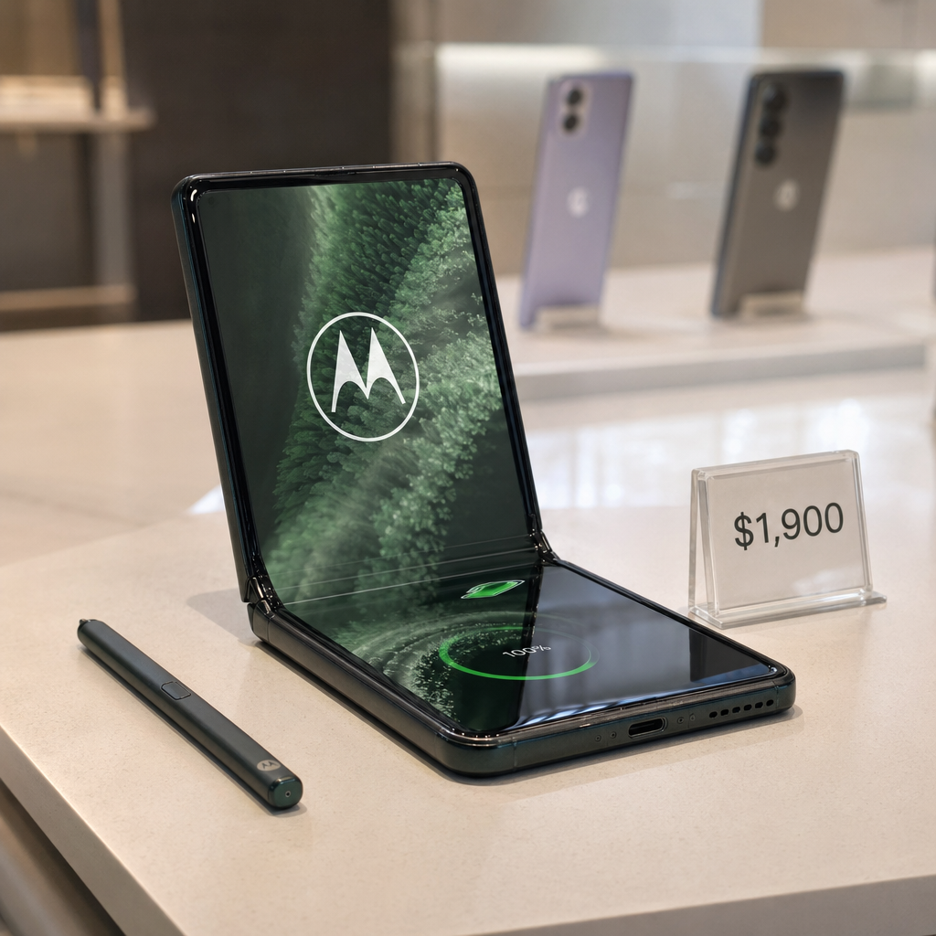 Razr Fold 卖到 1900 美元：折叠屏不是更便宜了，而是被铺成了高端楼梯