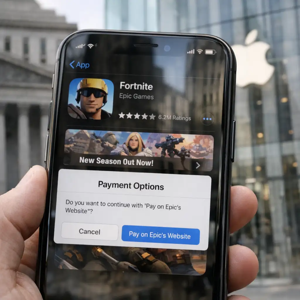 苹果把 App Store 外链案打到最高法院:它守的不是链接,是抽成权