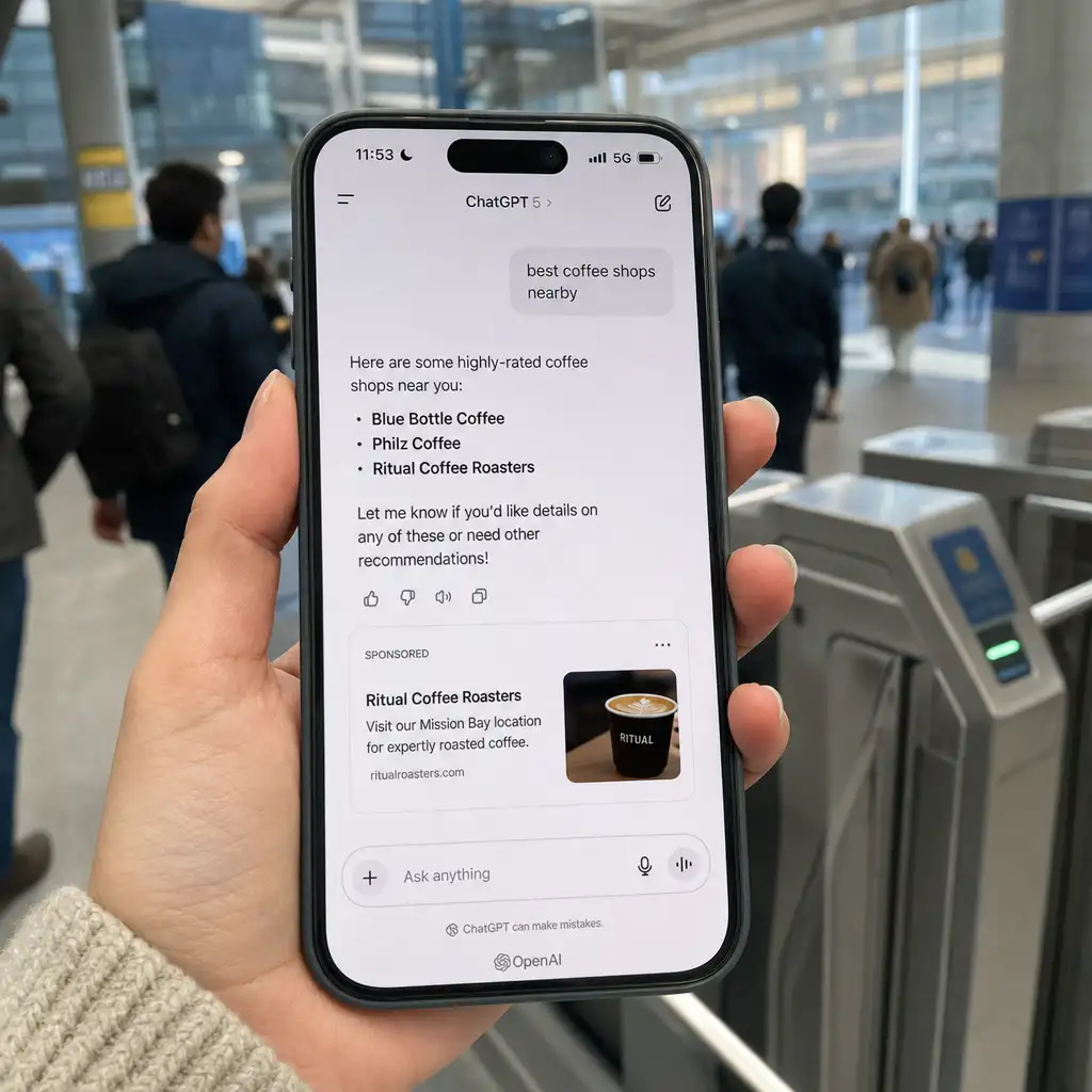 ChatGPT 试水广告:免费 AI 的账单来了,信任才是硬成本