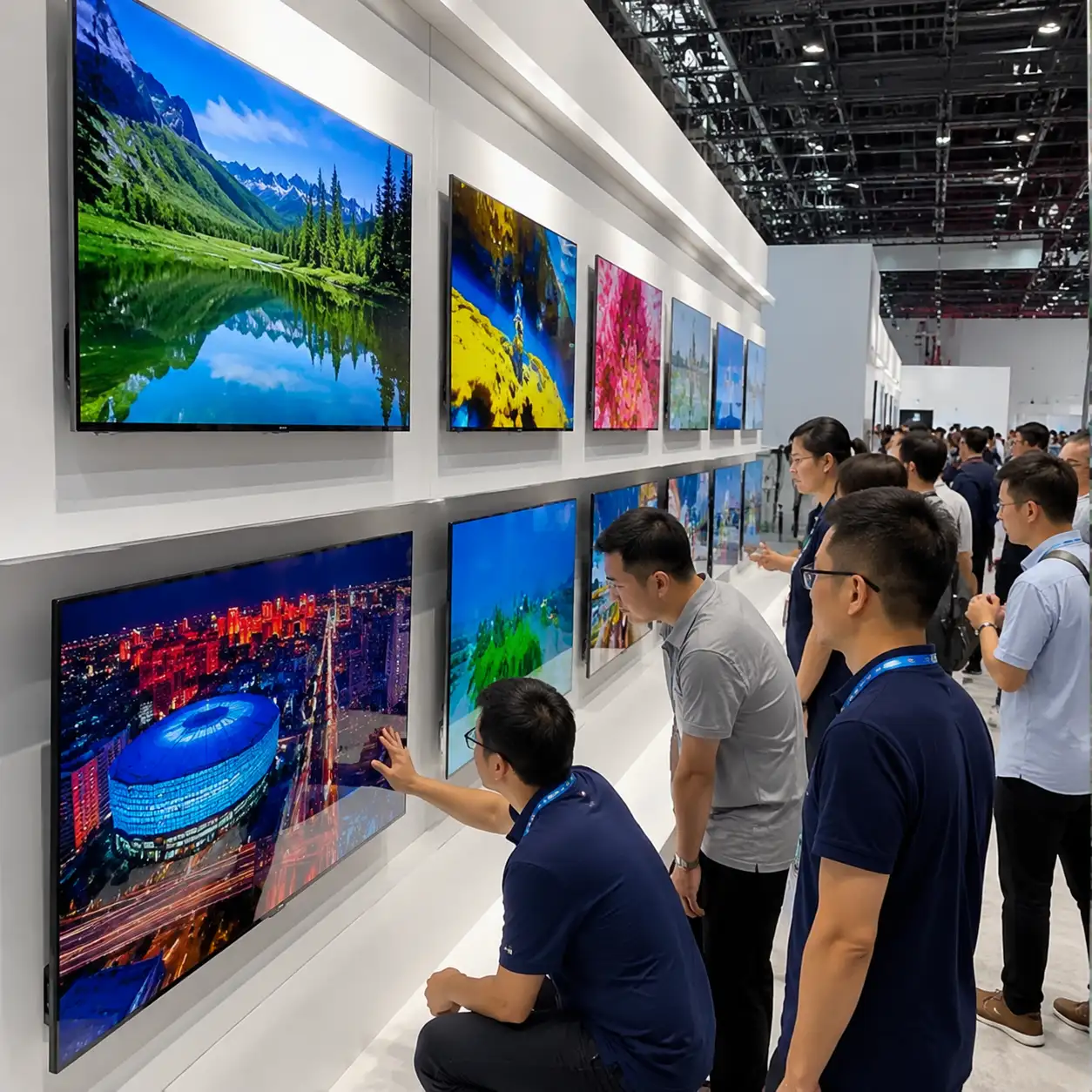 多基色显示集体亮相:LCD要赢的不是130%色域,而是整条链