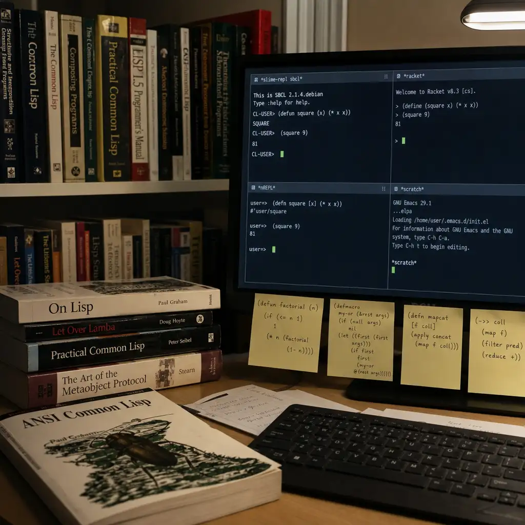 Hyperpolyglot 这张 Lisp 表:括号统一,工程入口分裂