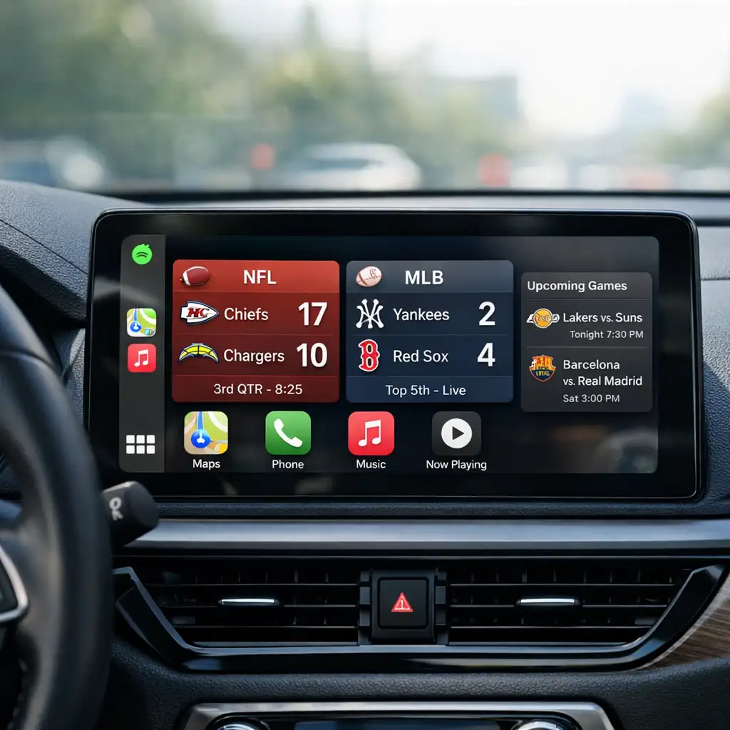 Apple Sports 终于进了 CarPlay,但这次更像苹果补交作业