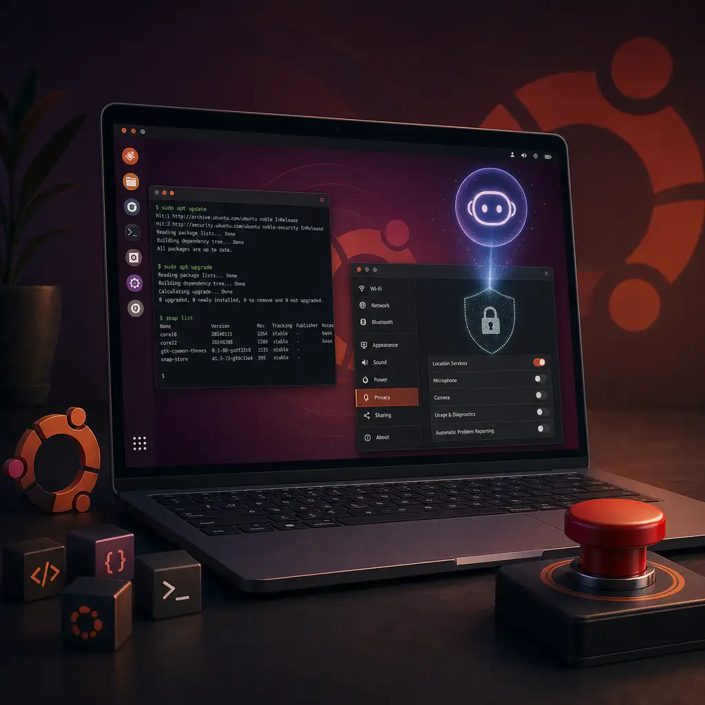 Ubuntu 加 AI,真正的雷不是功能,而是没有总闸