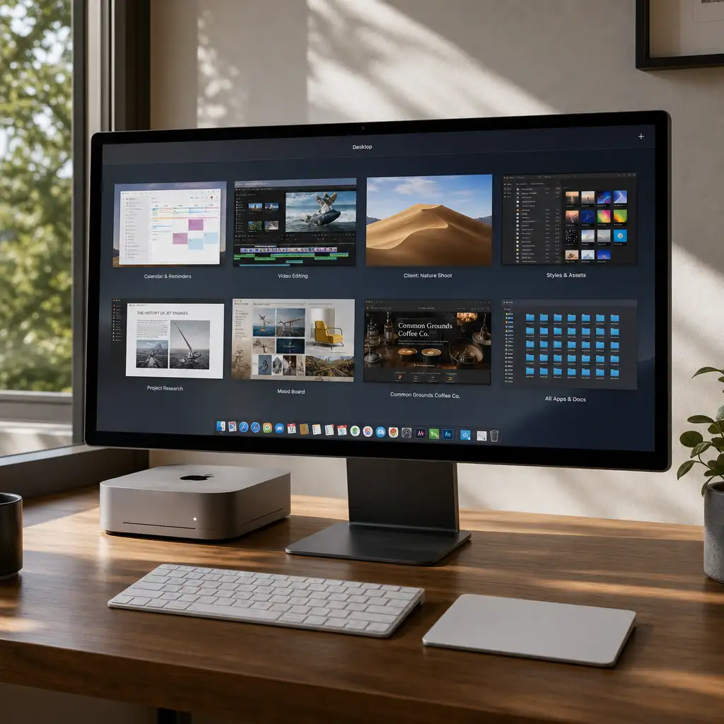 GridLion 把 macOS 的网格 Spaces 捡回来,也捡出了苹果的老问题