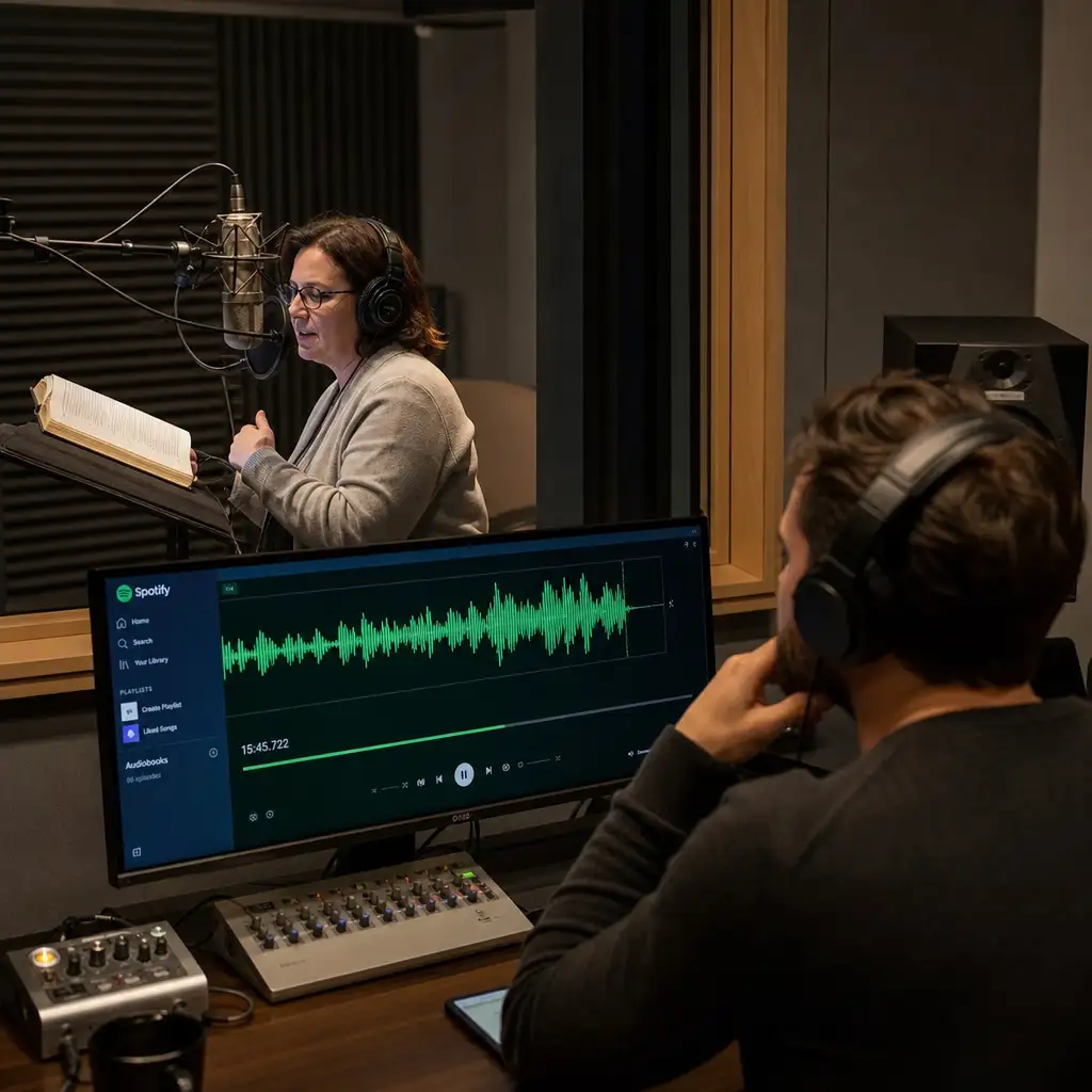 Spotify把AI有声书工具放进作者后台,先从长尾书目算成本账