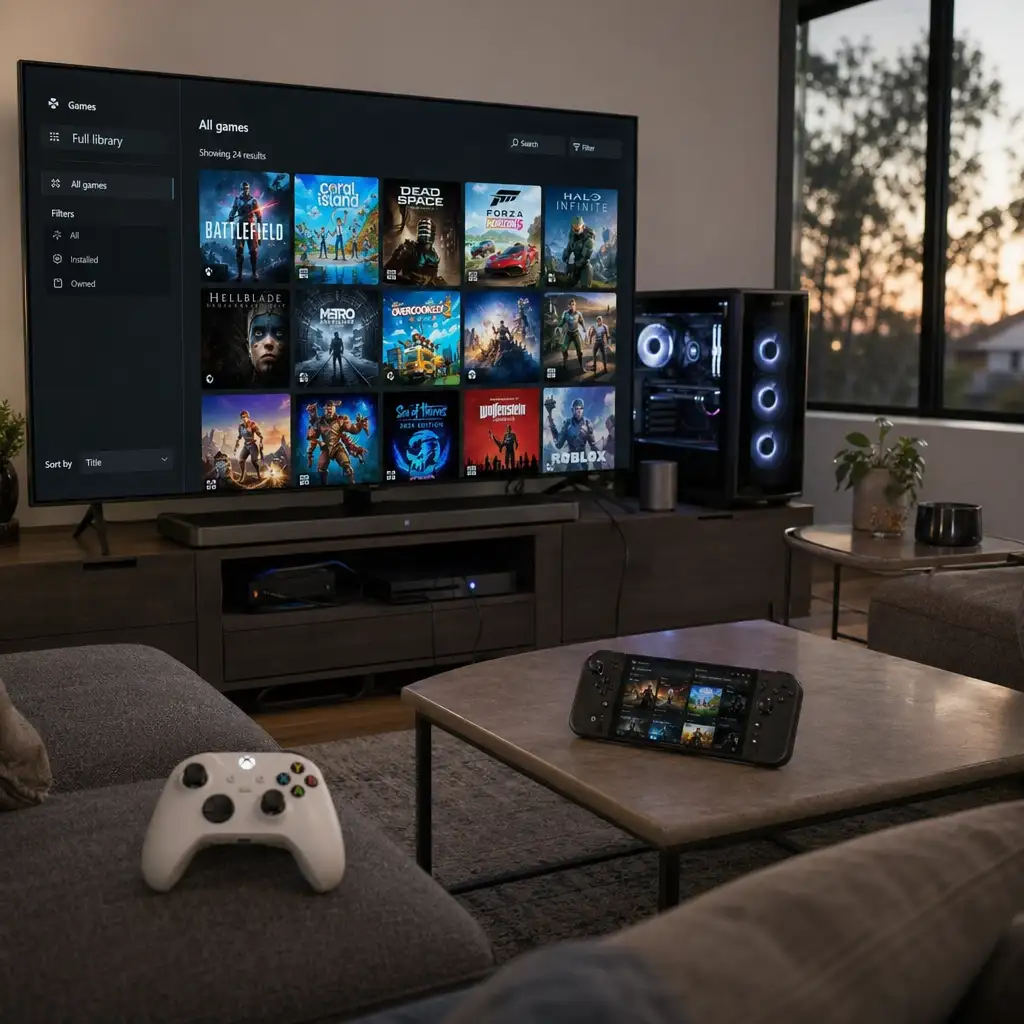 Xbox mode 推向 Windows 11:微软想把 PC 游戏带回沙发