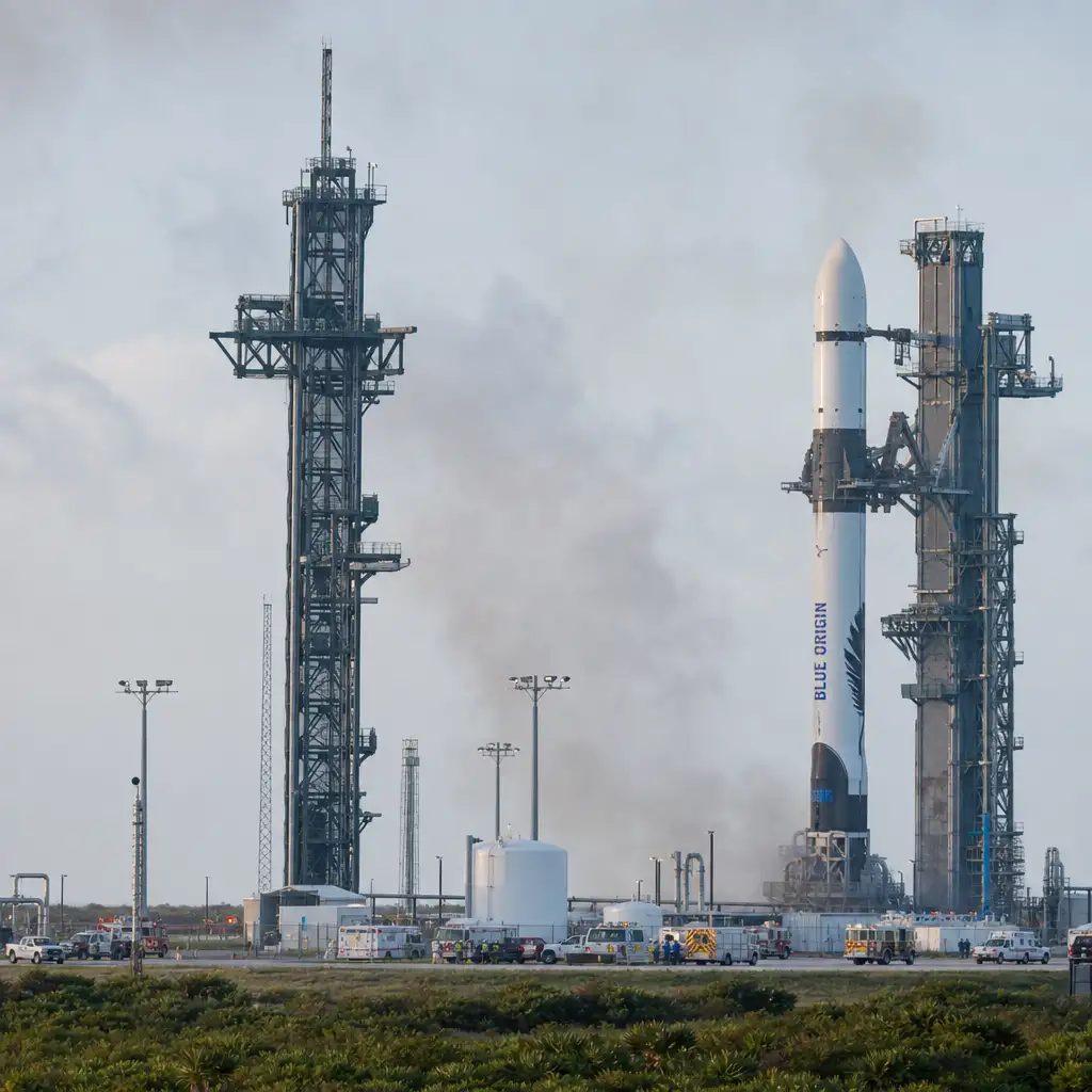 Blue Origin 说年底复飞,New Glenn 真正要先过发射台这一关