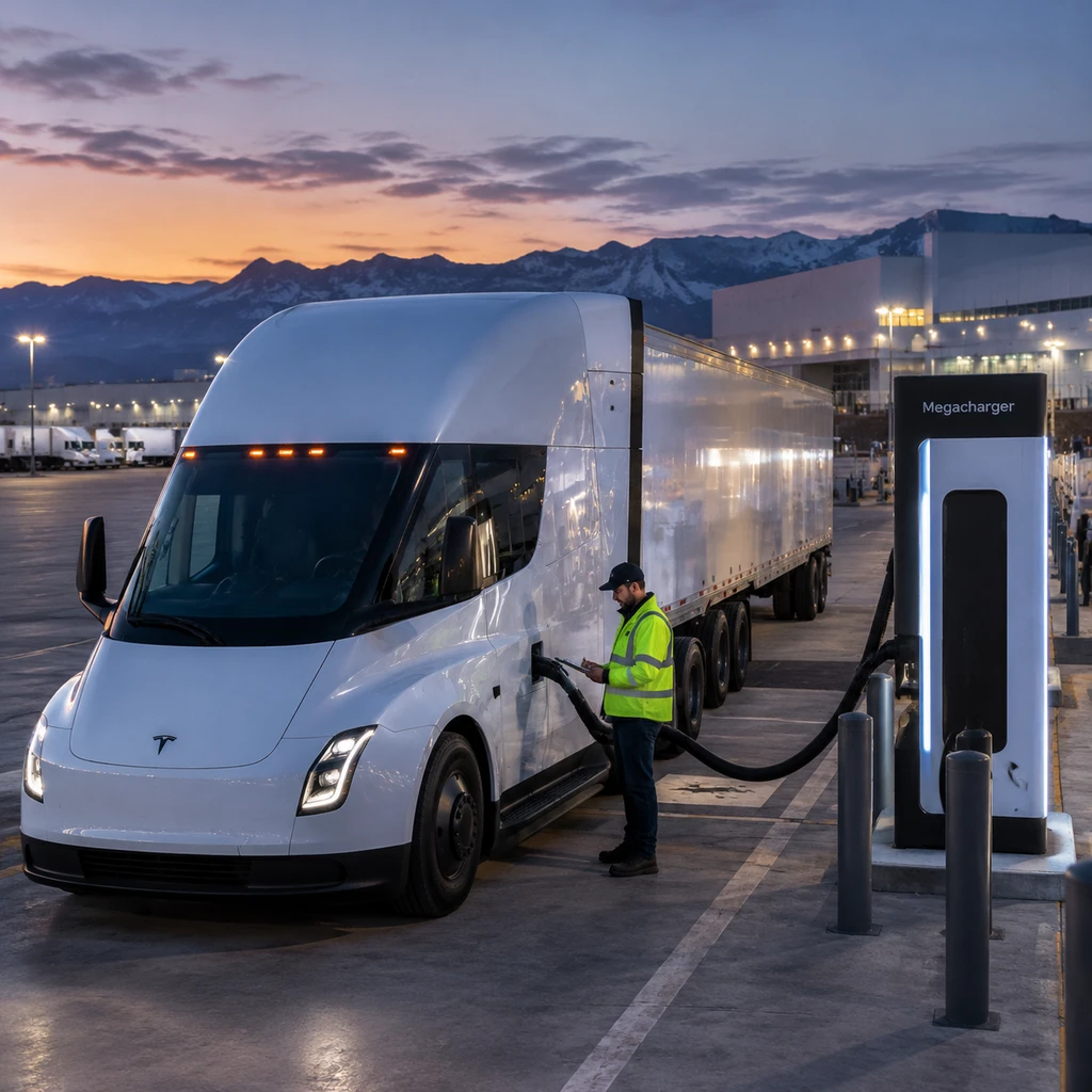 Tesla Semi 斩获 2500 辆订单:改回车窗减重千磅,500英里干线仍被电网卡紧