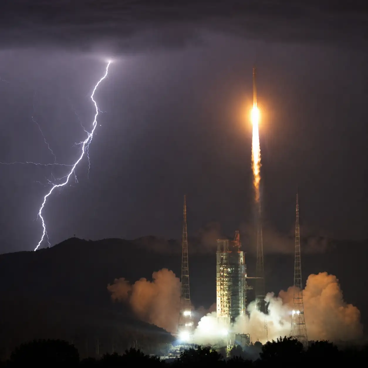 一周六条火箭新闻:雷击后入轨、星舰中止,真正比的是兑现能力