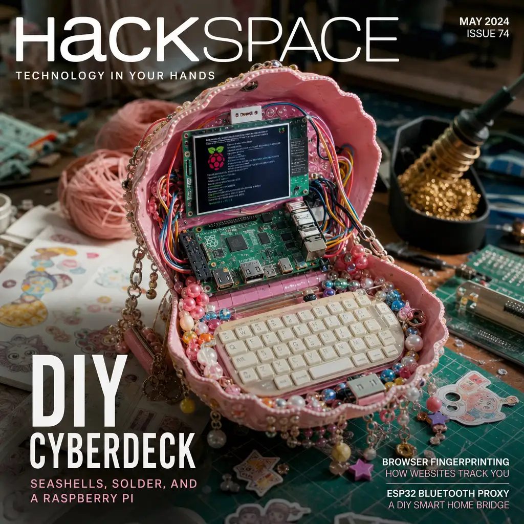 把贝壳包改成电脑:粉色 cyberdeck 的锋利处不在性能