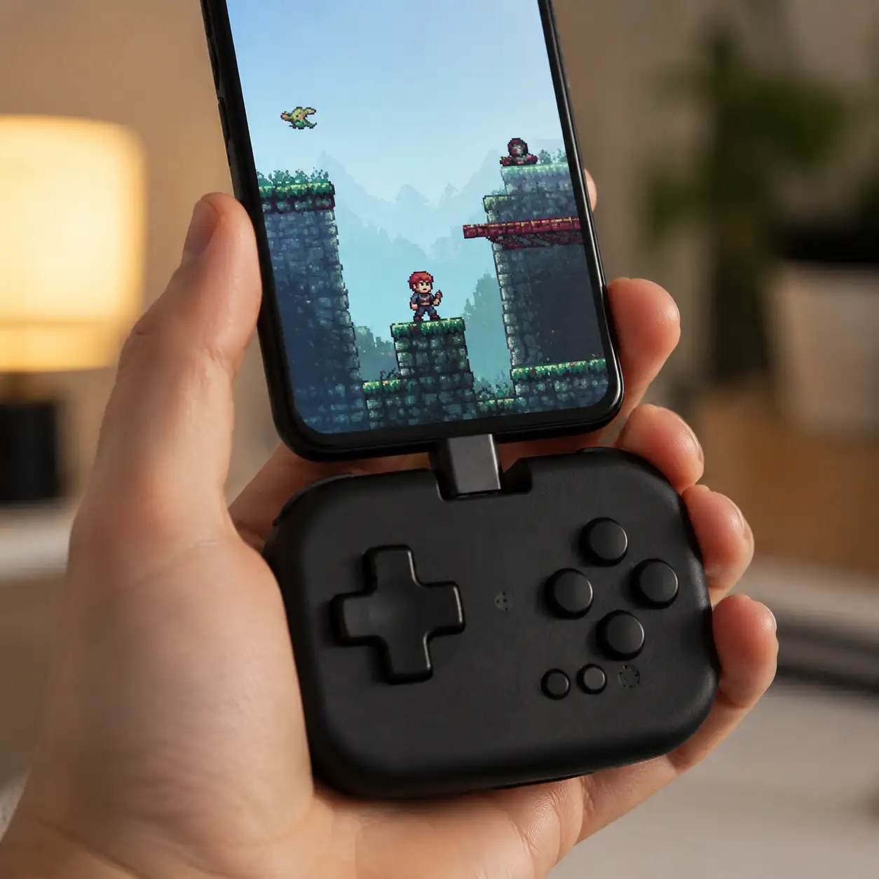 8BitDo FlipPad:30美元一个USB-C接口,把手机夹成半个Game Boy