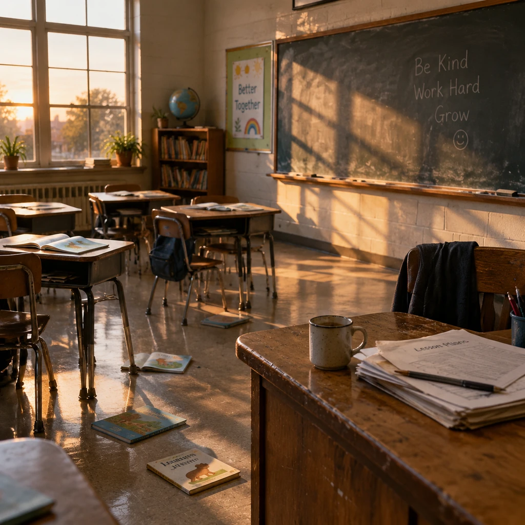 The Educator's Room揭校园黑洞,教师工伤率达全美2倍且小学成重灾区