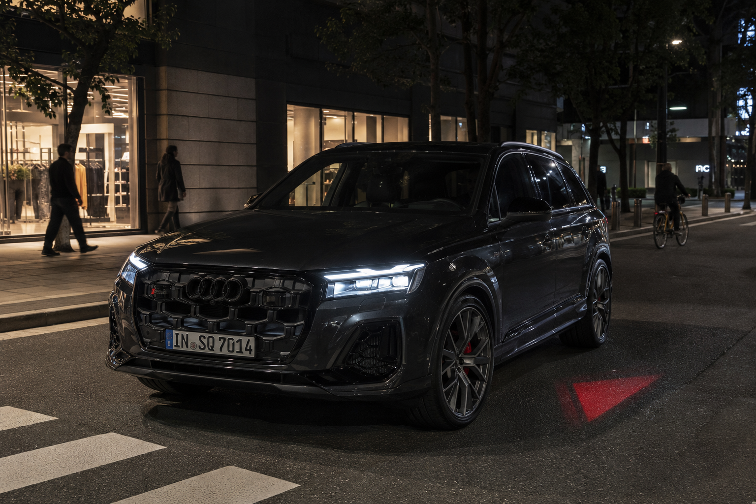 奥迪新Q7押注北美:SQ7换上RS7同源V8,车灯成第二张性能牌