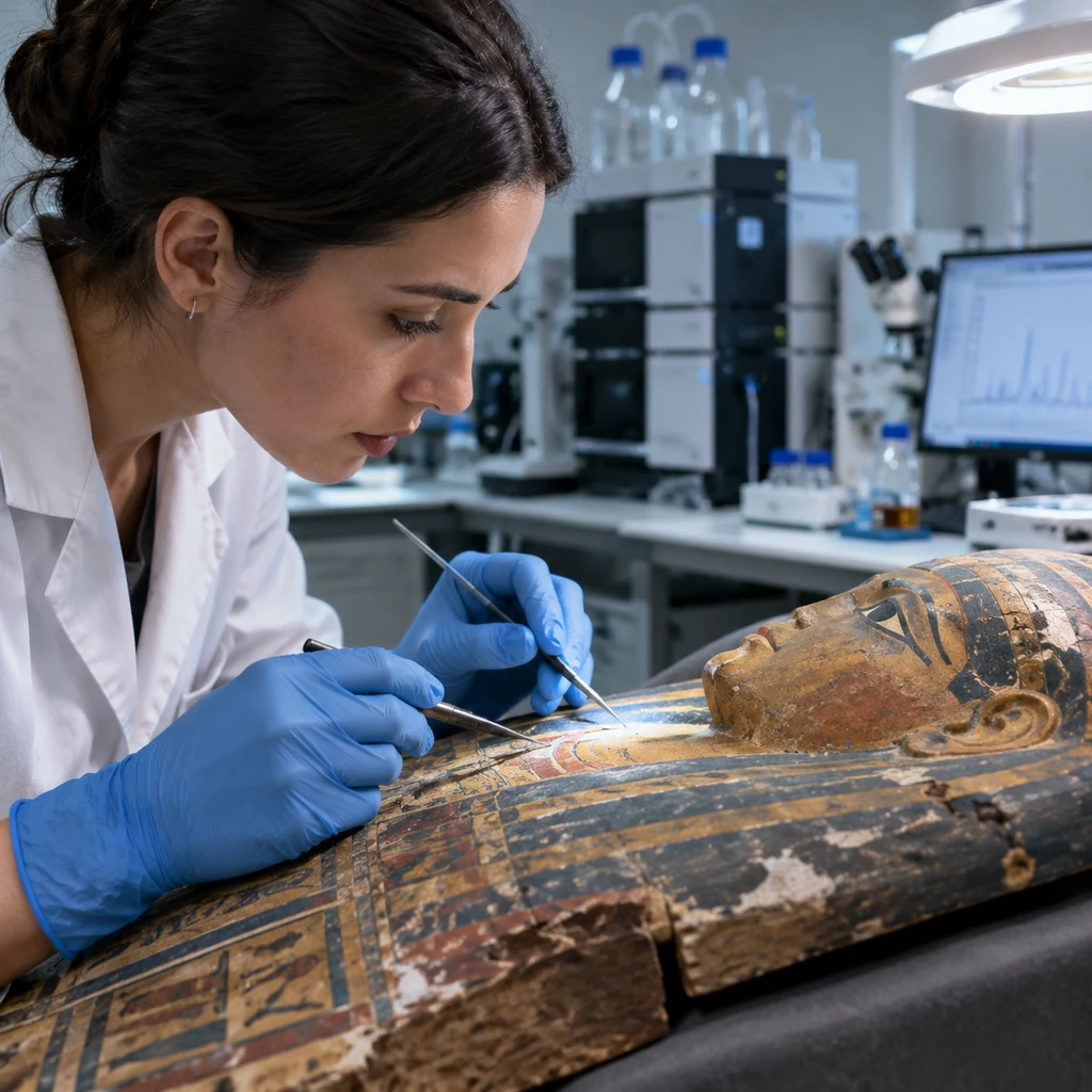 Ars Technica披露古埃及材料之谜:古蛋白质组学突破4200年分子极限