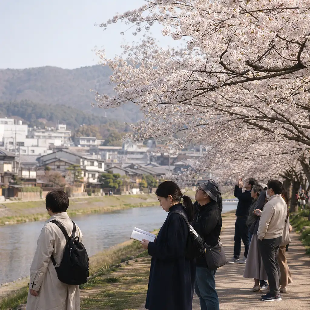 京都樱花3月29日满开:一座城市的千年花期,怎样记录气候变暖