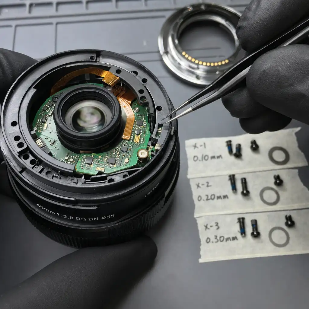 一颗0603保险丝,让一支Sigma 45mm镜头“复活”