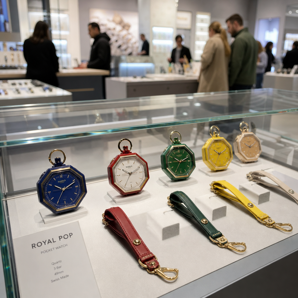 Swatch 和爱彼做了只 400 美元怀表,MoonSwatch 路线换了新主角