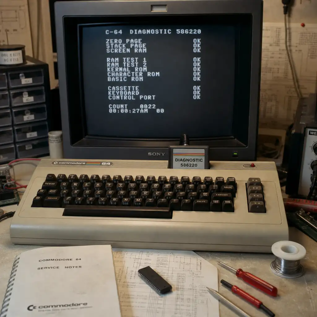 C64 Dead Test 那套失踪字体:58 个字形里的 8-bit 工程边界