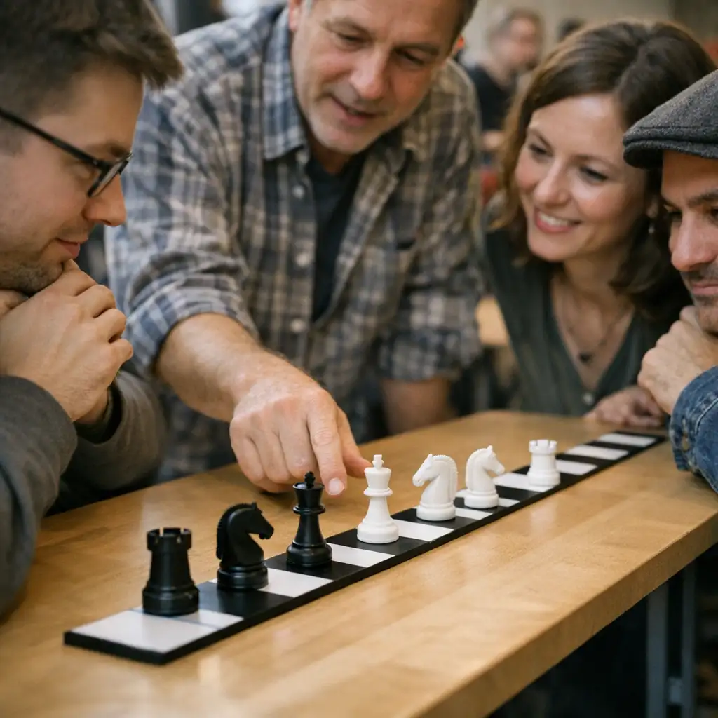 一条线上的将军:这个“1D 国际象棋”为什么让人越玩越上头