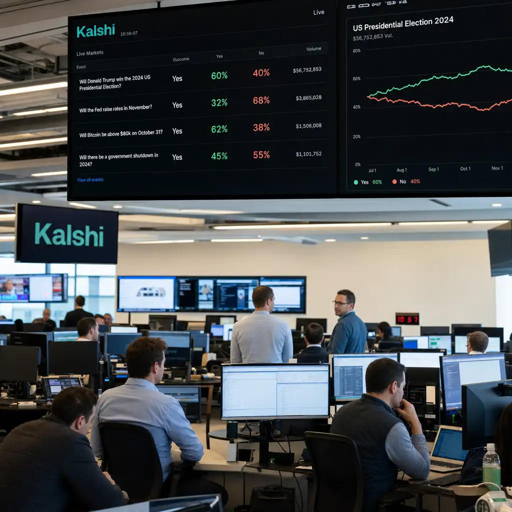 Kalshi 估值 5 个月翻倍到 220 亿美元:预测市场开始金融化了