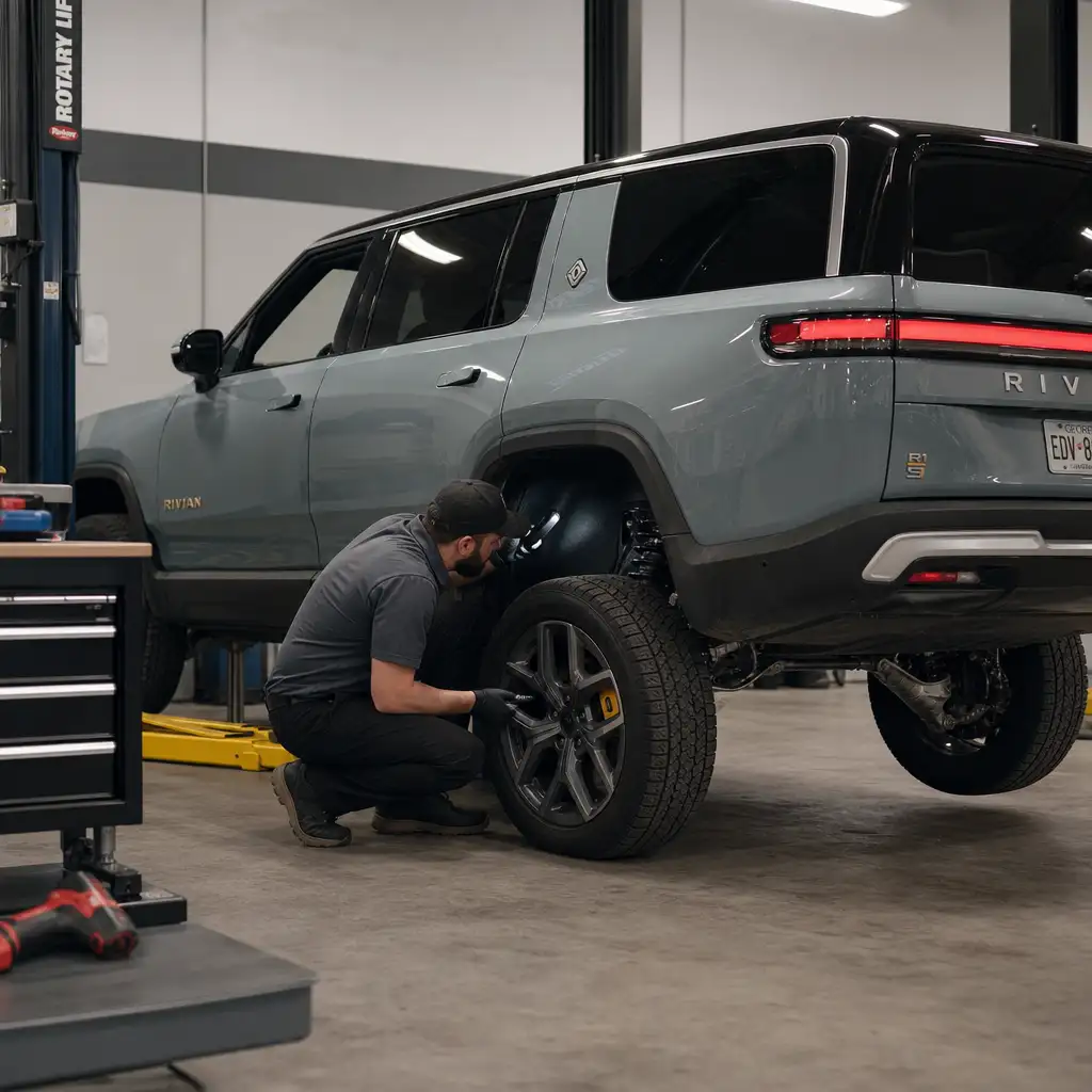 Rivian R1 后悬架被调查：11.5 万辆不是召回，真正压力在维修体系