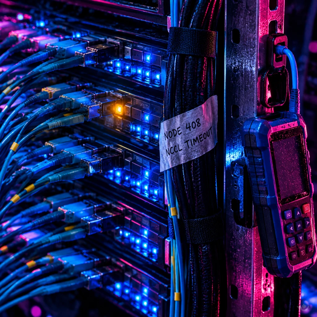 万卡训练集群光纤通信超时告警，大模型壁垒转向硬核集群排障