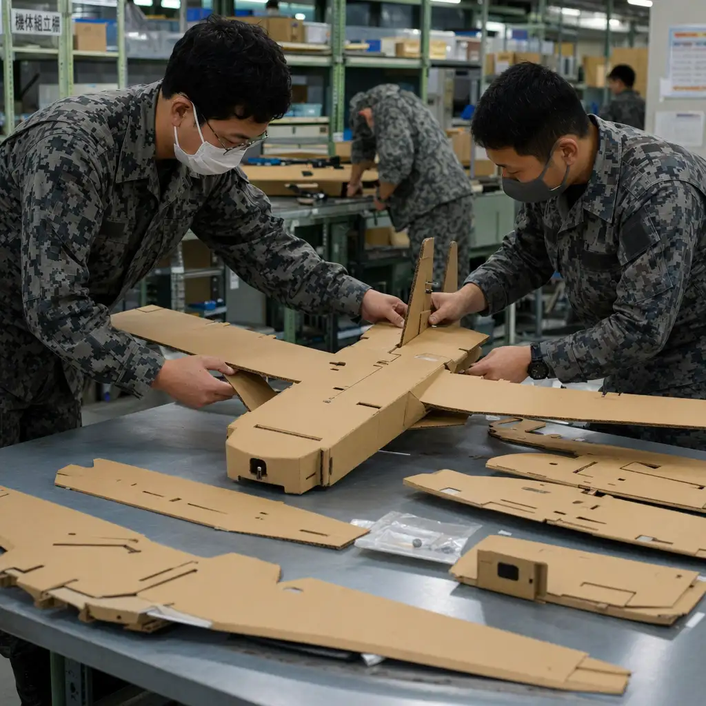 日本展示 2000 美元纸板无人机:真正要看的不是纸板,是消耗战的账本